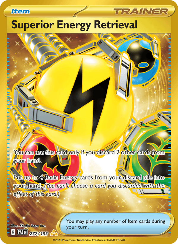 Superior Energy Retrieval 277/193 Paldea Evolved English Pokémon card