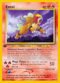 Entei 17 Neo Revelation English Pokemon card