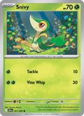 Snivy 1/86 Black Bolt English Pokémon card