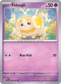 Fidough 38/91 Paldean Fates English Pokémon card