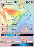 Espeon GX 152/149 Sun & Moon Base Set English Pokémon card
