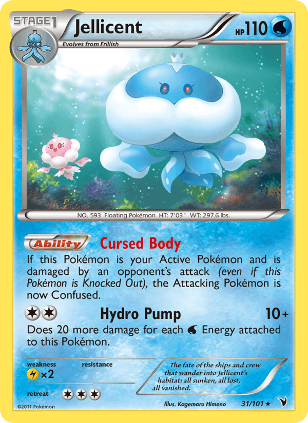 Jellicent 31/101 Noble Victories English Pokémon card