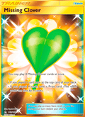 Missing Clover 168/156 Ultra Prism English Pokémon card