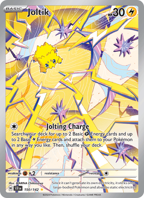 Joltik 150/142 Stellar Crown English Pokémon card