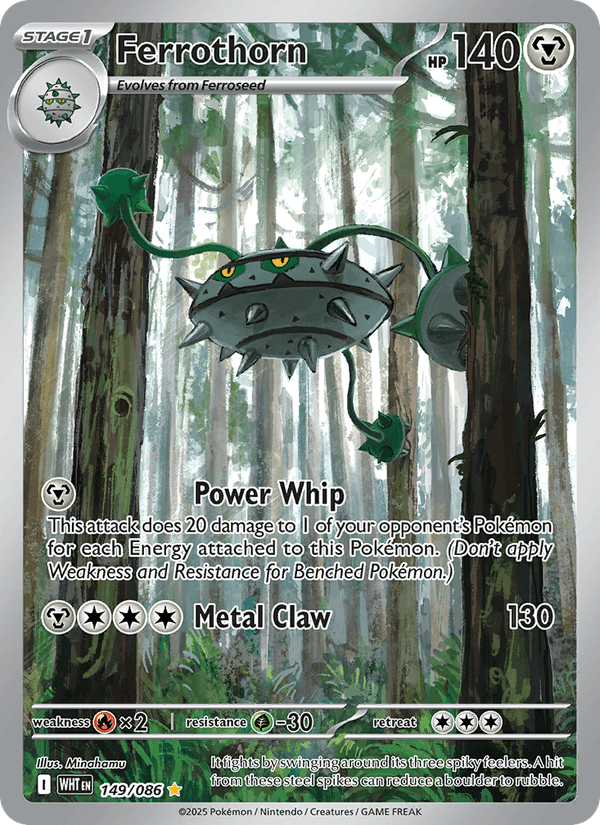 Ferrothorn 149/86 White Flare English Pokémon card