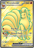 Ninetales ex 186/165 151 English Pokémon card
