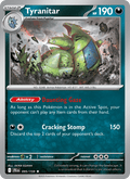 Tyranitar 95/159 Journey Together English Pokémon card