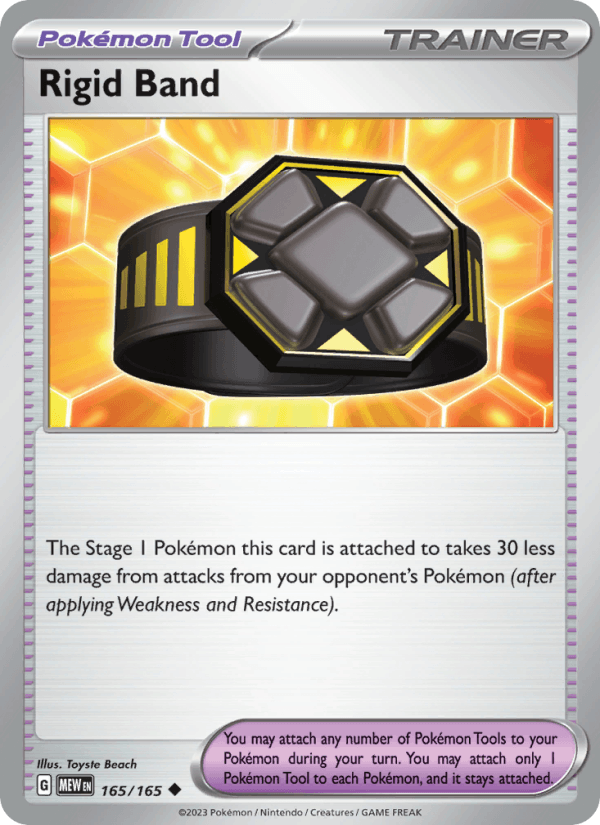 Rigid Band 165/165 151 English Pokémon card