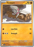 Timburr 47/86 Black Bolt English Pokémon card