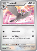 Tranquill 134/162 Temporal Forces English Pokémon card