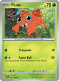 Paras 46/165 151 English Pokémon card