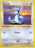 Dratini 26/102 Base Set English Pokémon card