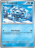 Cryogonal 55/197 Obsidian Flames English Pokémon card