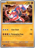 Koraidon 124/198 Scarlet & Violet English Pokémon card