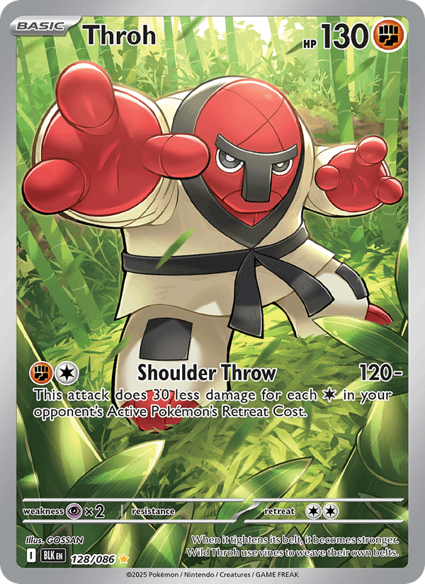 Throh 128/86 Black Bolt English Pokémon card