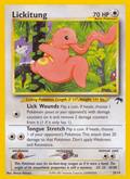Lickitung 16 Southern Islands English Pokemon card
