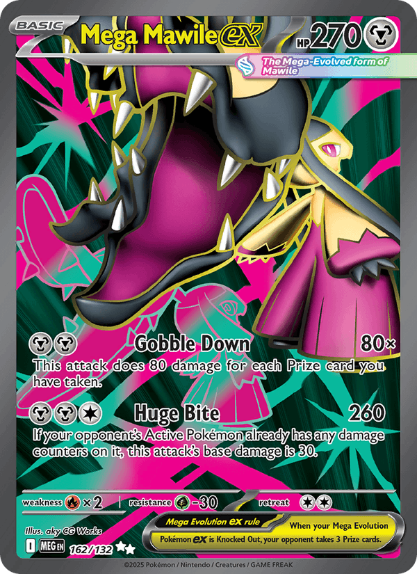 Mega Mawile ex 162/132 Mega Evolution English Pokémon card