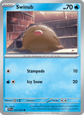 Swinub 23/94 Phantasmal Flames English Pokémon card