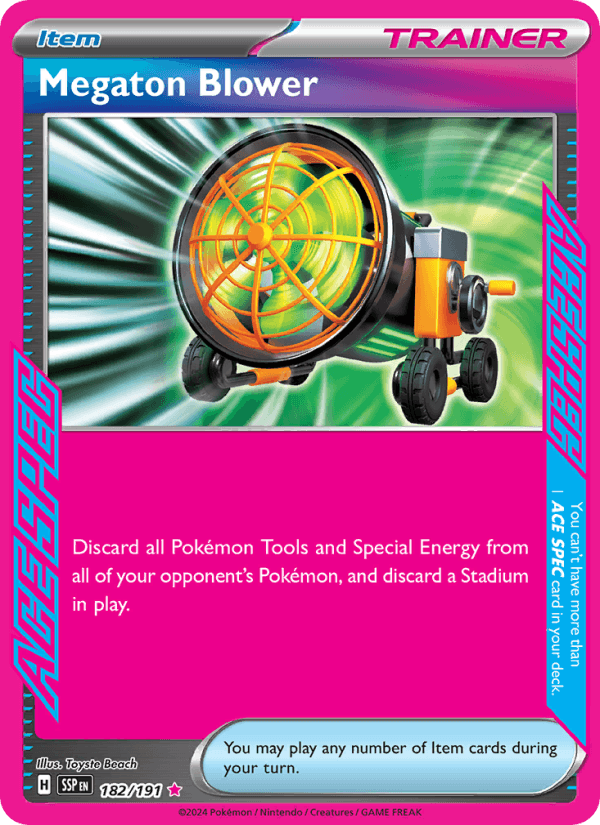 Megaton Blower 182/191 Surging Sparks English Pokémon card