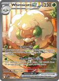 Whimsicott ex 165/86 White Flare English Pokémon card
