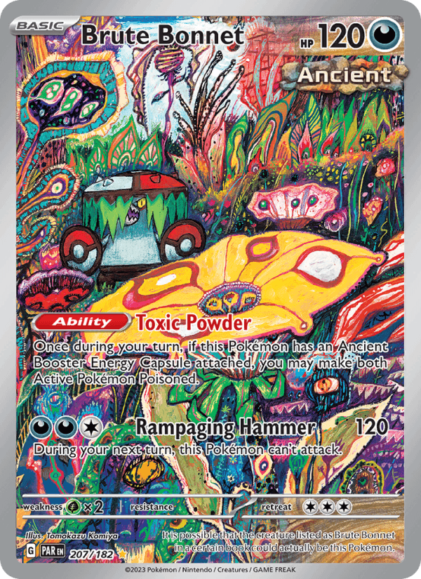 Brute Bonnet 207/182 Paradox Rift English Pokémon card