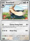 Stoutland 172/197 Obsidian Flames English Pokémon card