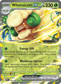 Whimsicott ex 5/86 White Flare English Pokémon card