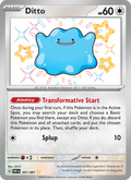 Ditto 201/91 Paldean Fates English Pokémon card