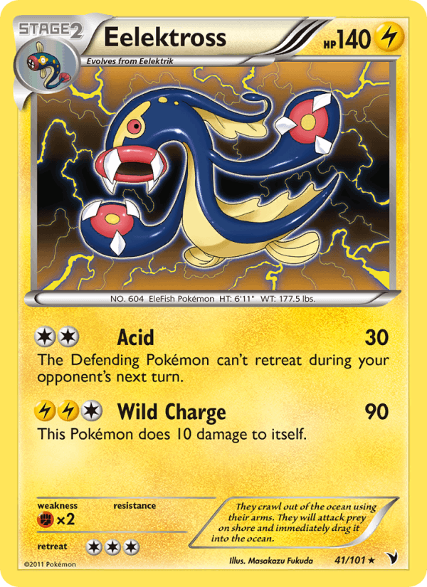 Eelektross 41/101 Noble Victories English Pokémon card