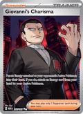 Giovanni's Charisma 197/165 151 English Pokémon card