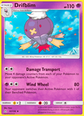 Drifblim 52/156 Ultra Prism English Pokémon card