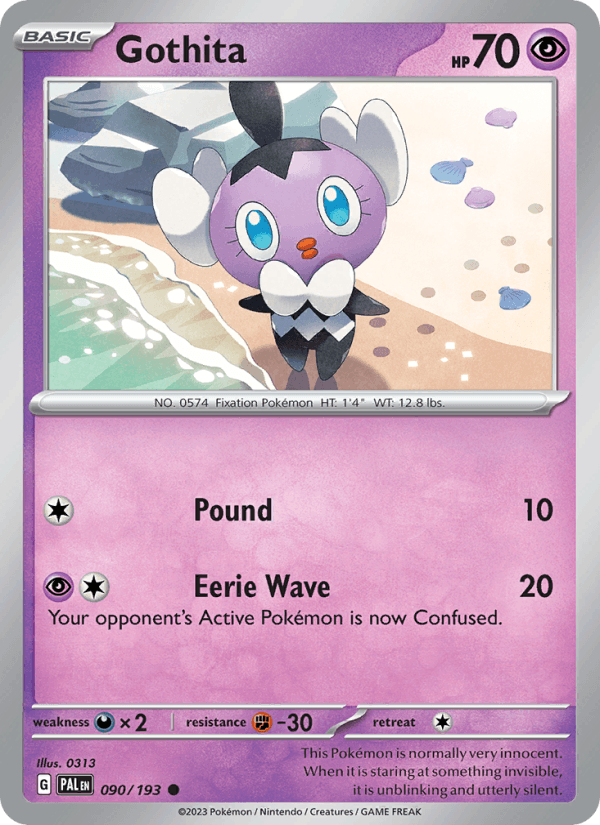 Gothita 90/193 Paldea Evolved English Pokémon card