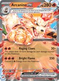 Arcanine ex 32/198 Scarlet & Violet English Pokémon card