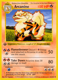 Arcanine 23/102 Base Set English Pokémon card
