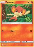 Pansear 22/147 Burning Shadows English Pokémon card