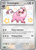 Oinkologne 208/91 Paldean Fates English Pokémon card