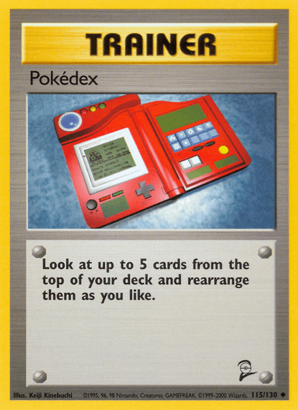 Pokédex 115/130 Base Set 2 English Pokémon card