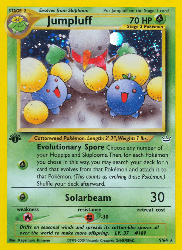 Jumpluff 9 Neo Revelation English Pokemon card