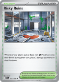 Risky Ruins 127/132 Mega Evolution English Pokémon card