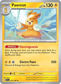 Pawmot 76/198 Scarlet & Violet English Pokémon card