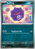 Koffing 109/165 151 English Pokémon card