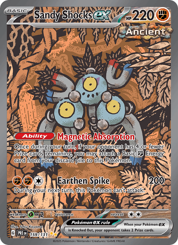 Sandy Shocks ex 159/131 Prismatic Evolutions English Pokémon card