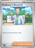 Professor's Research 123/131 Prismatic Evolutions English Pokémon card