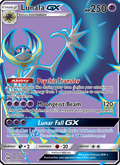 Lunala GX 141/149 Sun & Moon Base Set English Pokémon card
