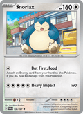 Snorlax 136/167 Twilight Masquerade English Pokémon card