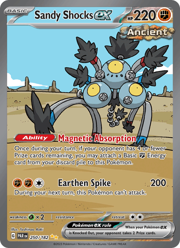 Sandy Shocks ex 250/182 Paradox Rift English Pokémon card