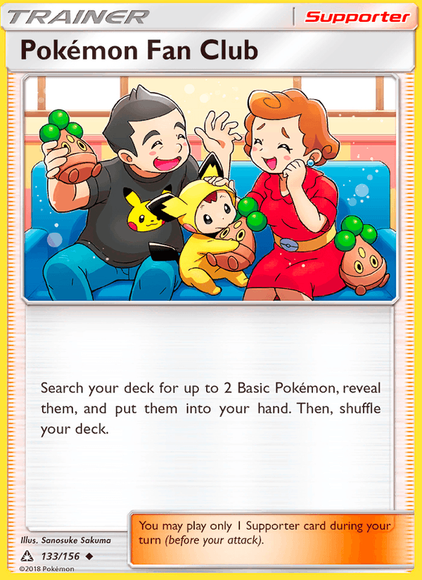 Pokémon Fan Club 133/156 Ultra Prism English Pokémon card