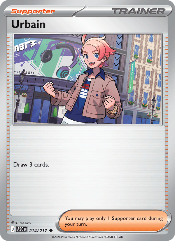Urbain 214/217 Ascended Heroes English Pokémon card