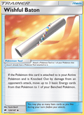 Wishful Baton 128/147 Burning Shadows English Pokémon card