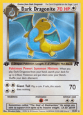 Dark Dragonite 22/82 Team Rocket English Pokémon card
